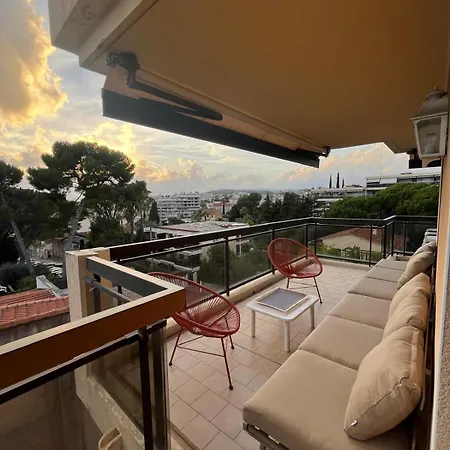 Appt 2ch 90m2 Avec Terrasse 40m2, Piscine Et Tennis Διαμέρισμα Κάννες